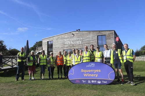 Squerryes Winery parkrun Volunteers