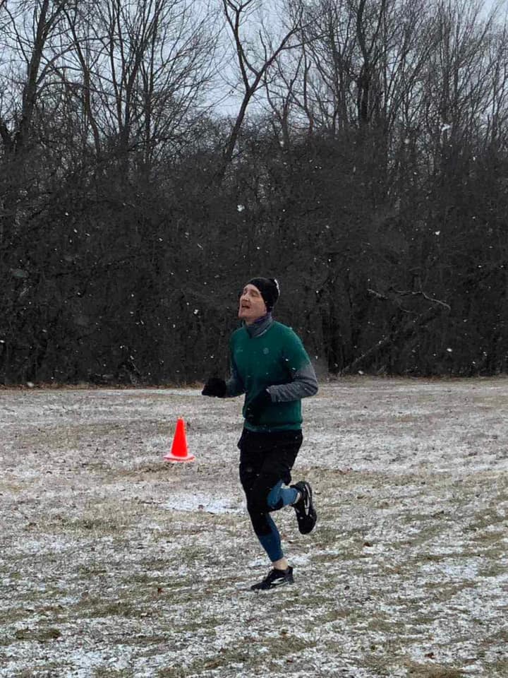 2/17/24 Livonia parkrun 539 Fresh snow and another great time