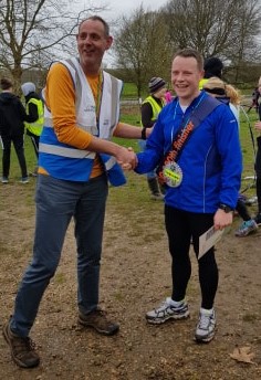Gethin JONES, Guildford parkruns' 100,000th finisher!