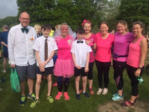 Anna and her parkrun wedding party