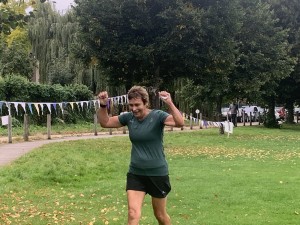 Penny completing her 300th Parkrun. Which equals 1,500,000 metres/ 932 miles. An awesome achievement!