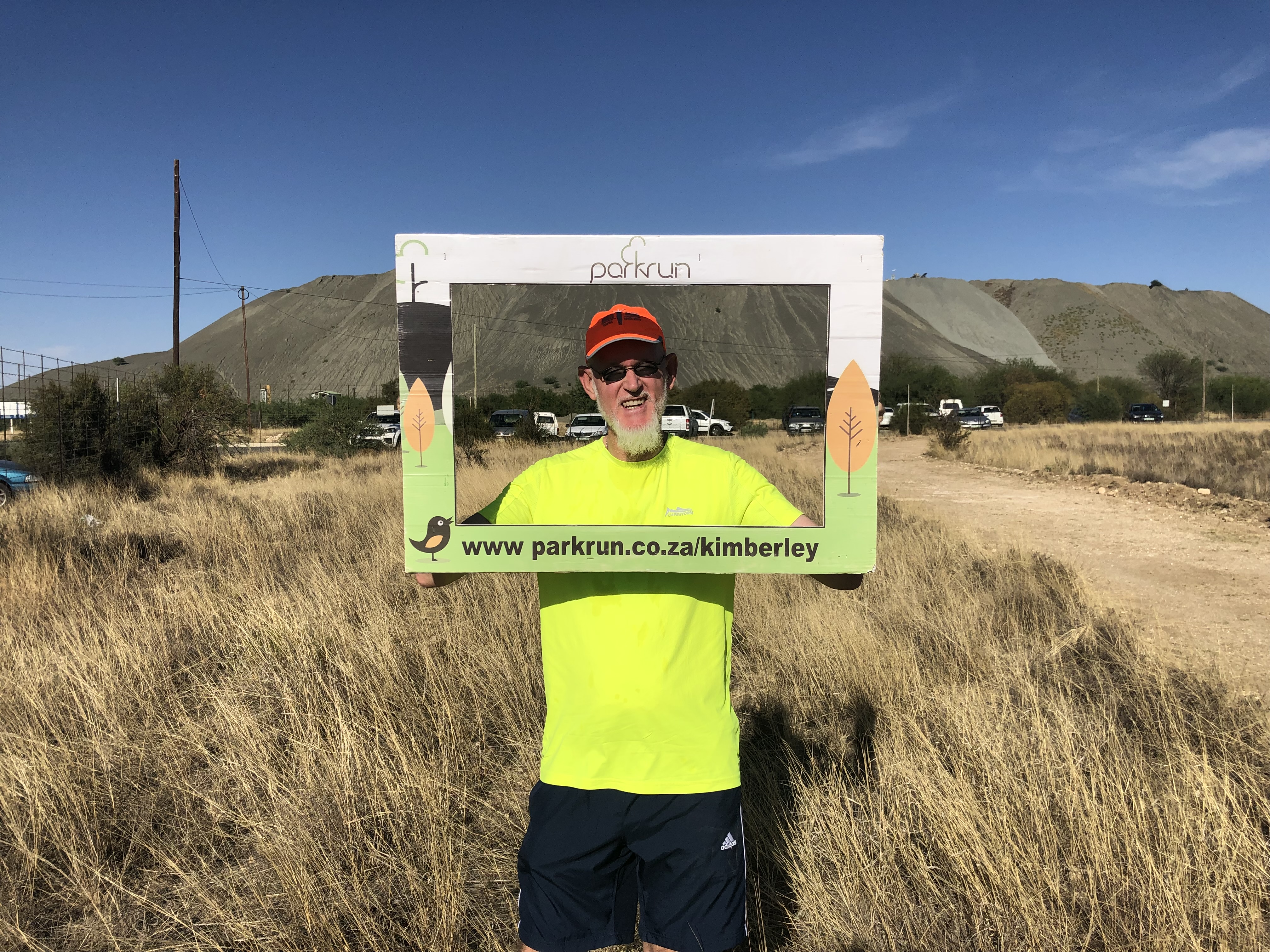 Tourist at Kimberley parkrun!