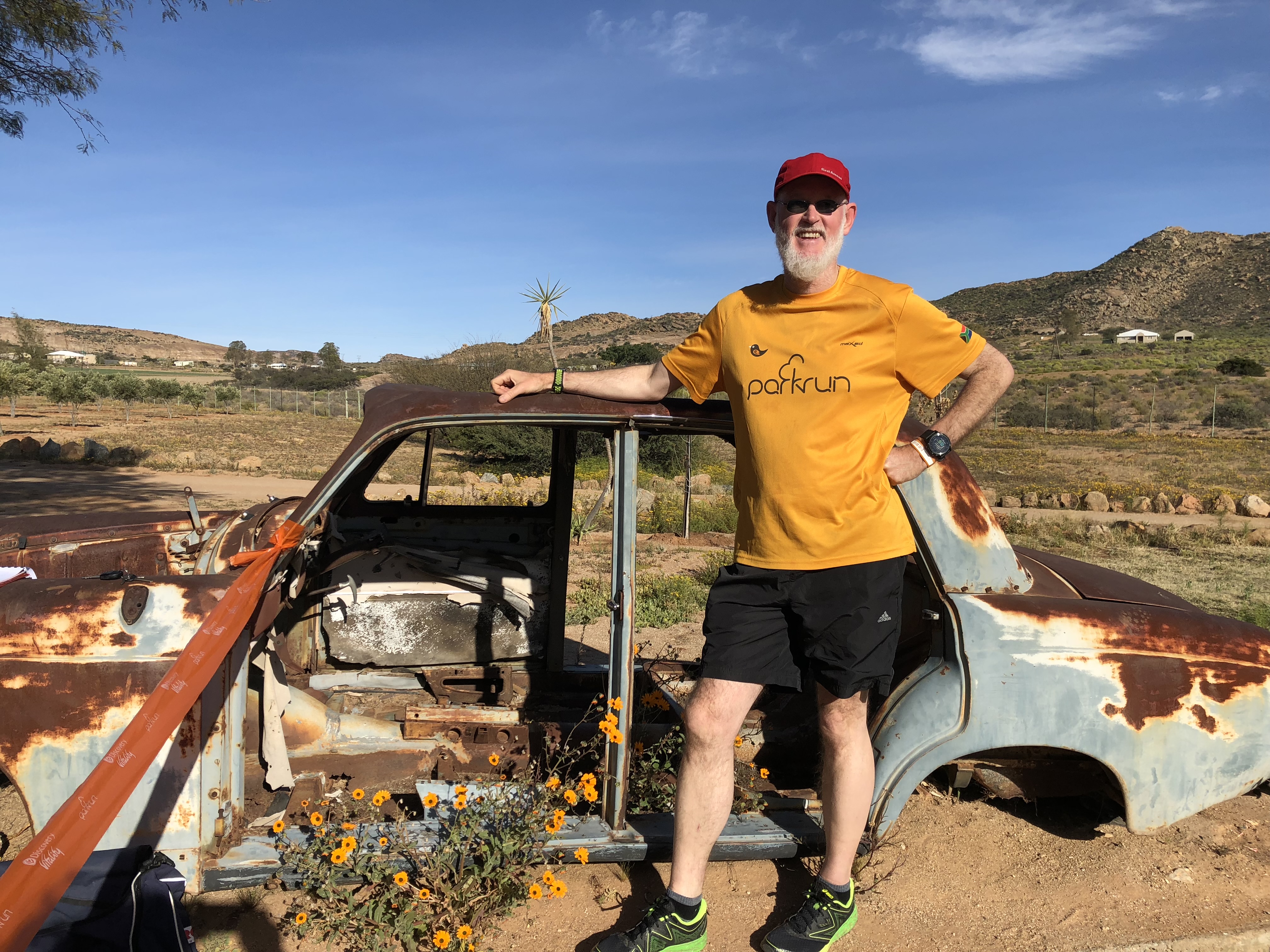 Springbok parkrun - my first time to finish first!