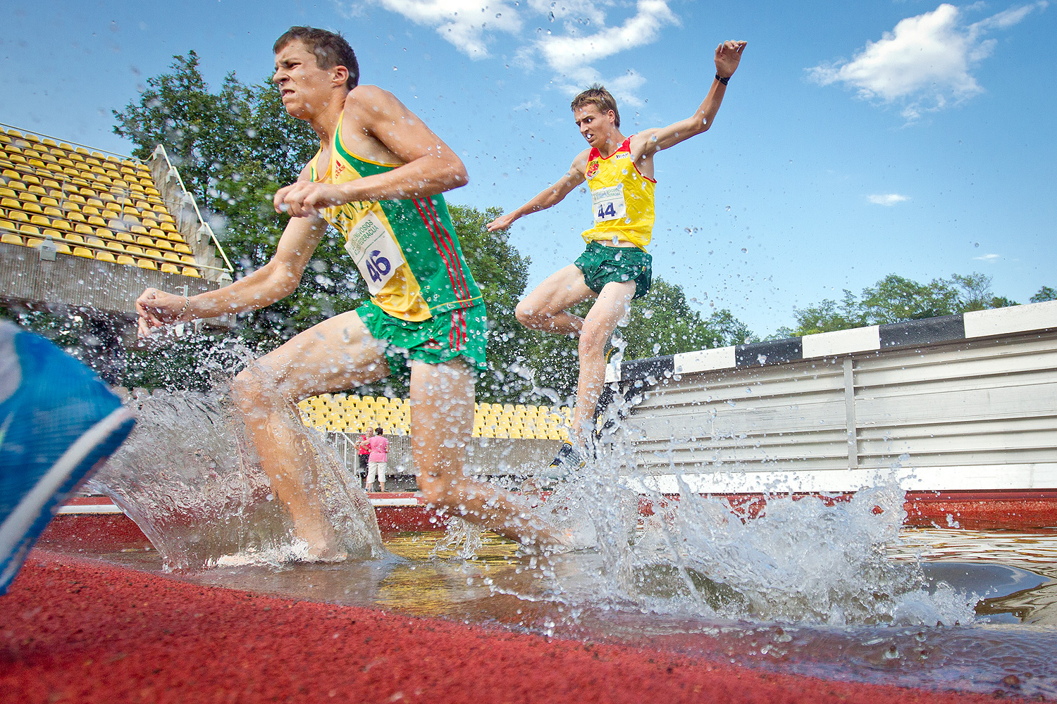 Steeplechase water jump