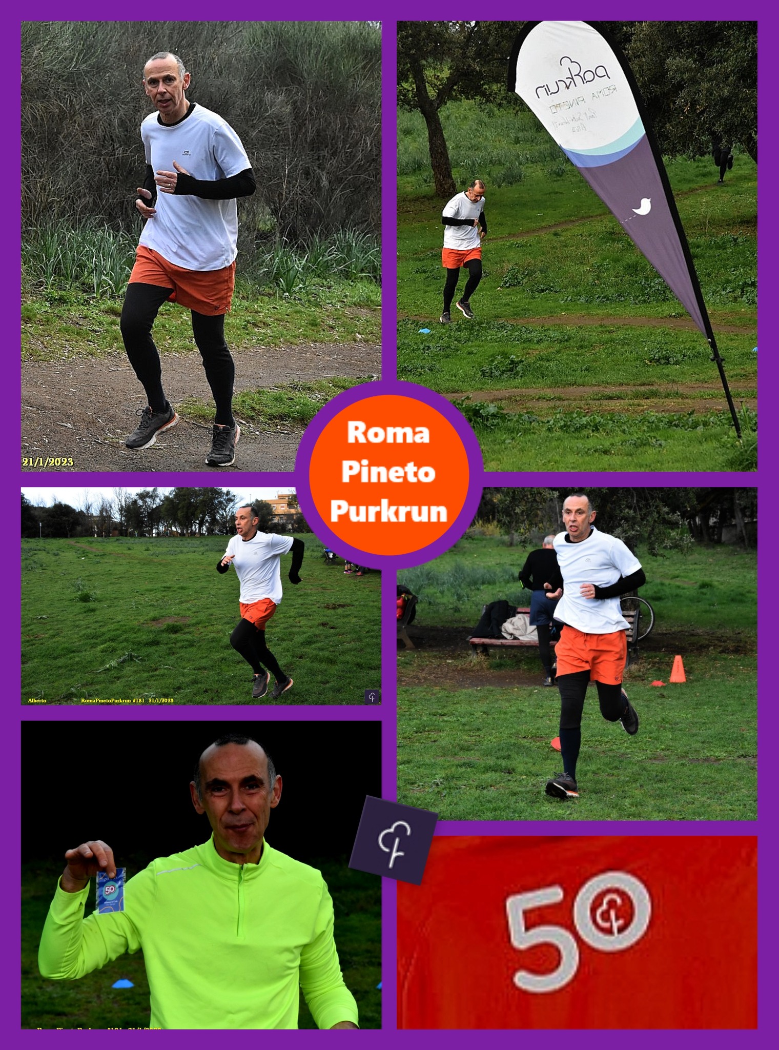 Roma Pineto parkrun #181: sabato 21 gennaio. Un altro 50 da festeggiare ...