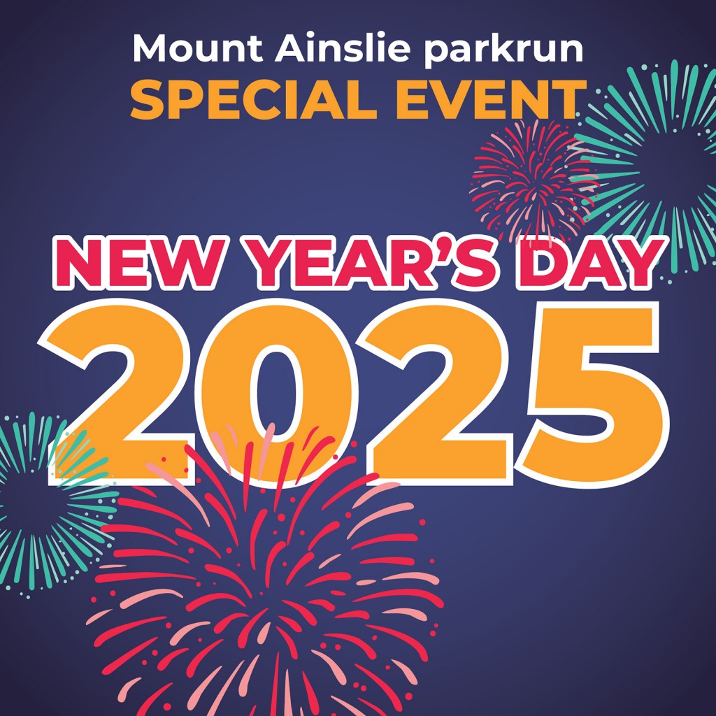 New Year’s Day parkrun 2025 Mount Ainslie parkrun