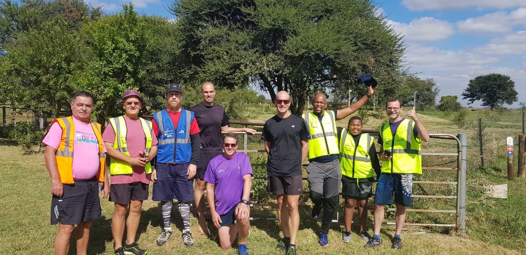 Our all-Male team letting the Women run for a change!