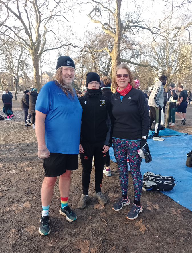 Ice Puddle Jumping & did you miss the memo? | Roundshaw Downs parkrun