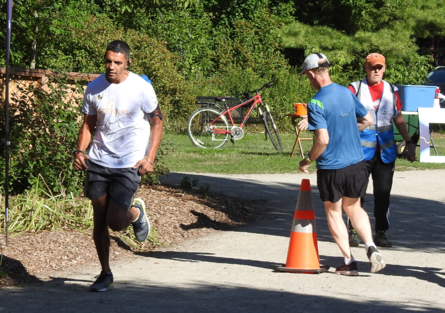 UK parkrun veteran feels in Guelph Eramosa River Trail parkrun