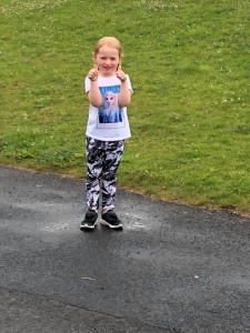 Lucy finishes ahead of Dad, Alan again