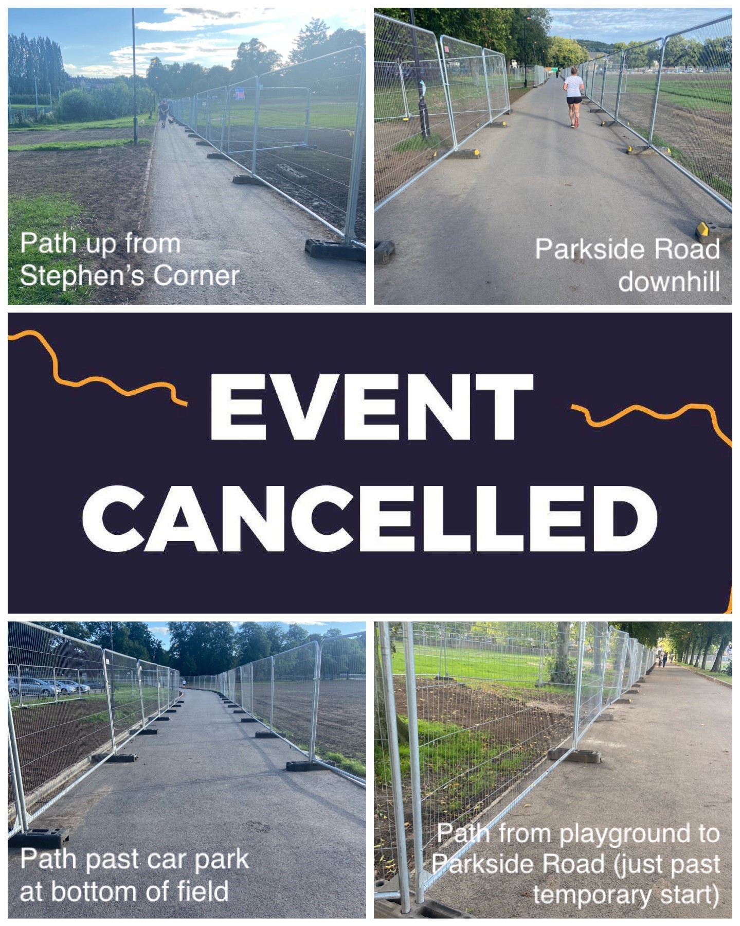 Hillsborough parkrun CANCELLED Saturday 19th August and until further notice. Hillsborough parkrun