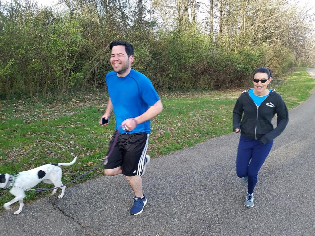 'barkrunner' Scout leading David and Karen