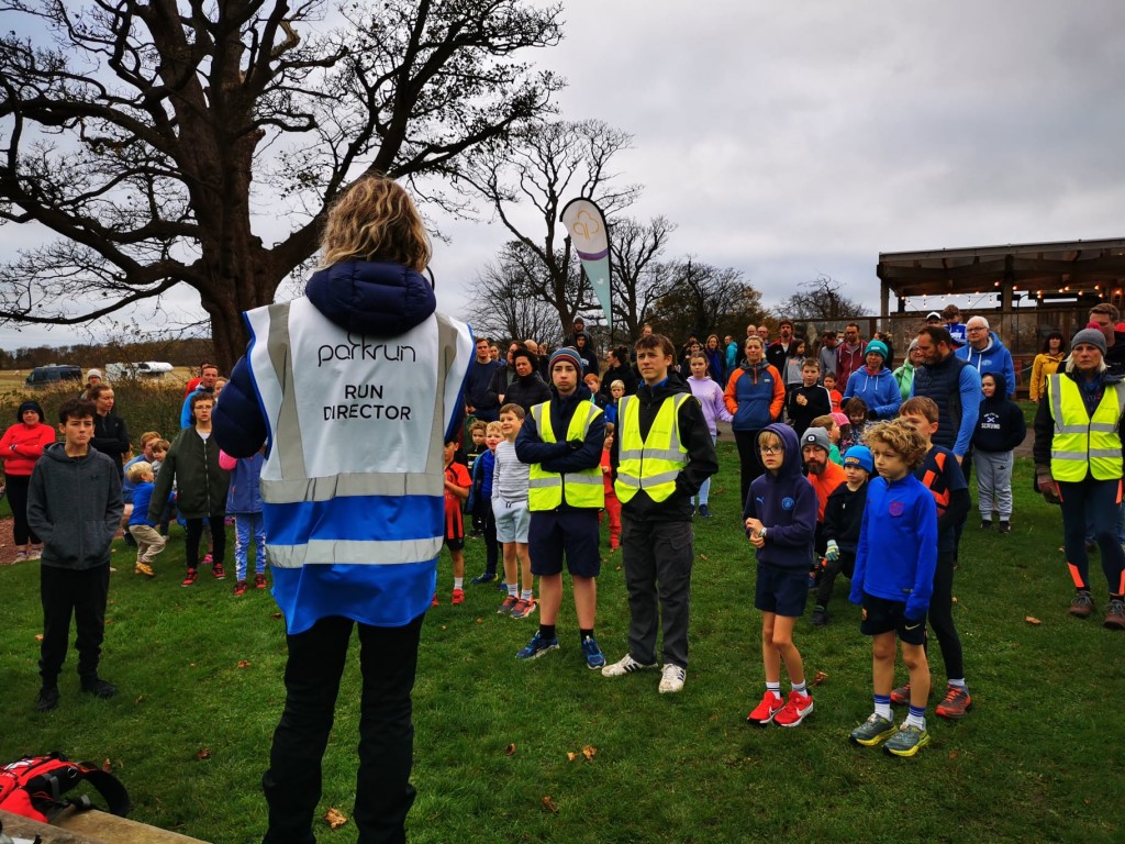 Archerfield Walled Garden junior parkrun 134 3rd November 2024