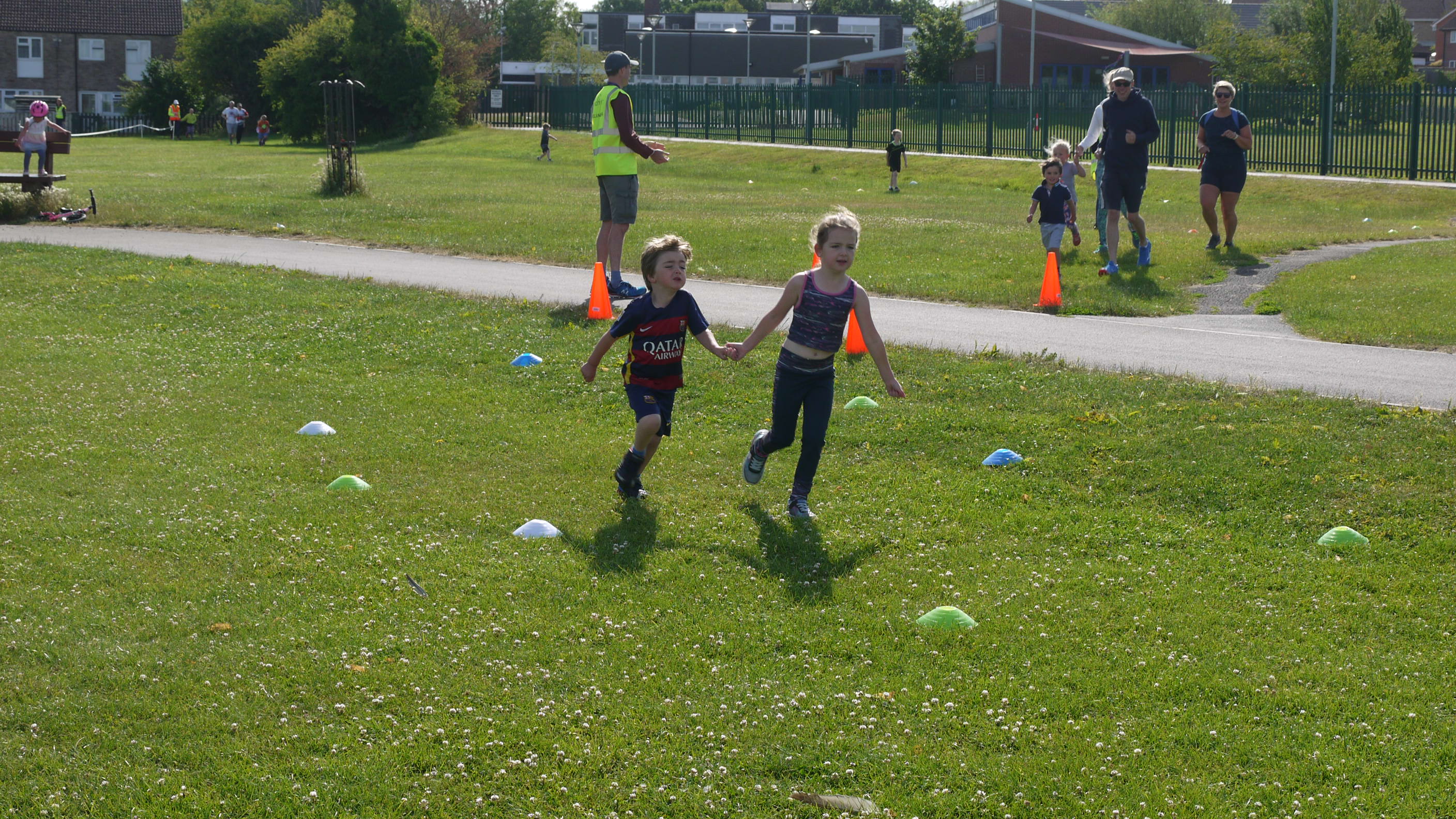 First wristbands awarded Calne Recreation Ground junior parkrun