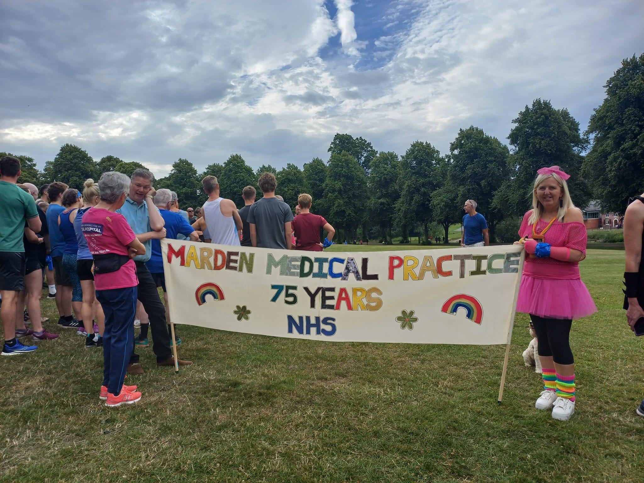 Keith Ivison Event #386 – Celebrating NHS 75th birthday | Shrewsbury parkrun