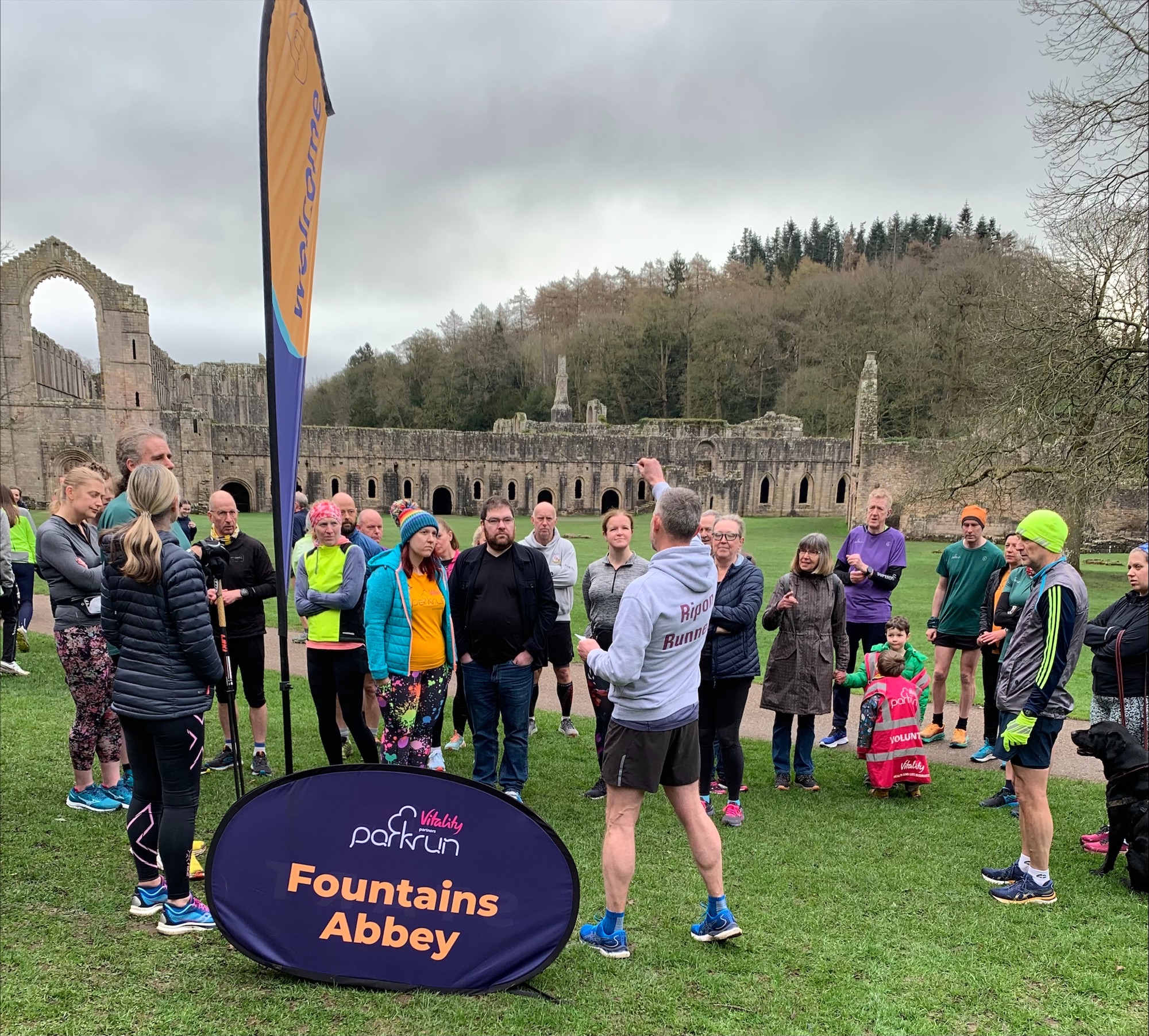 Fountains Abbey parkrun 387 22 April 2023 Fountains Abbey parkrun