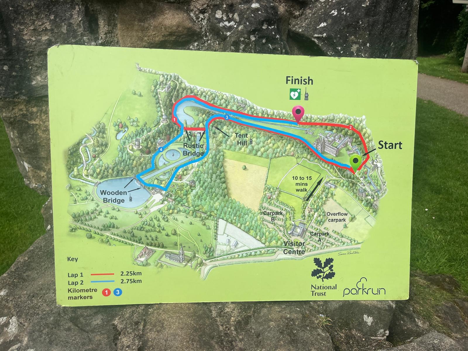 Foundations Abbey parkrun 20/07/2024 451 Fountains Abbey parkrun