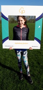 Hannah 150th junior parkrun