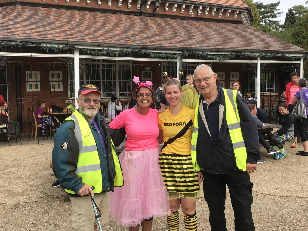 Any (left) is our most prolific volunteer at Bedford parkrun, despite having never run the course himself. This week was his 243rd occasion volunteering with us.