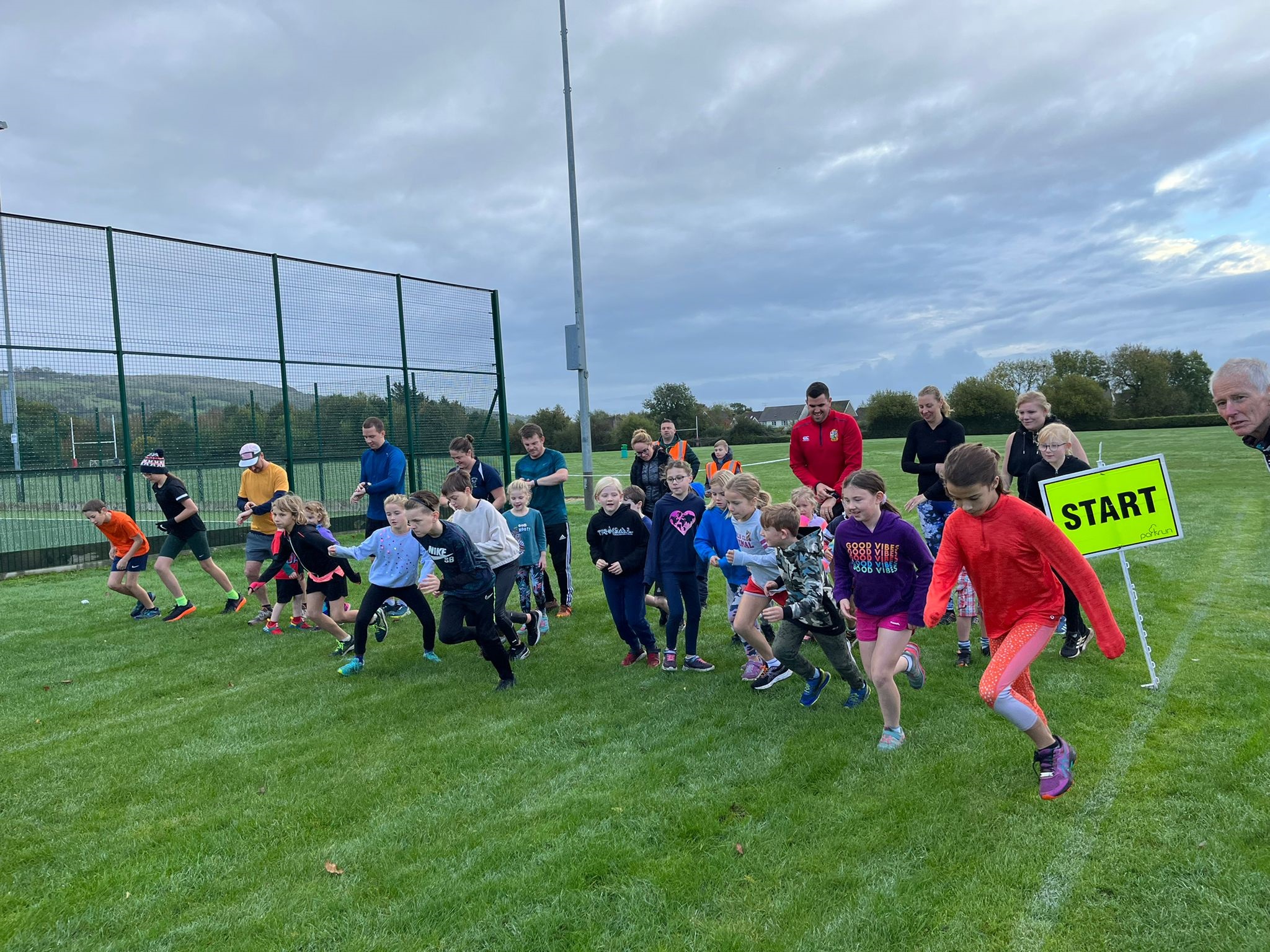 Cheddar junior parkrun 262 November 6th 2022 Cheddar junior parkrun