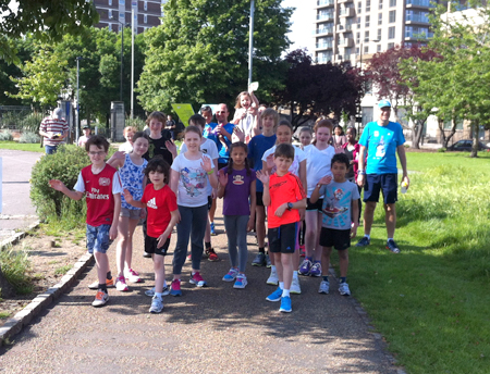 Mile End junior parkrun